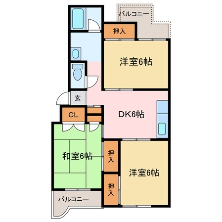 神野マンション(本郷）の物件間取画像